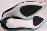 Ron White "Meleina" Onyx Cashmere Suede Pump