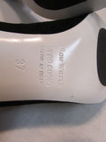 Ron White "Meleina" Onyx Cashmere Suede Pump