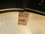 High Noon Cream Bangora Straw Hat