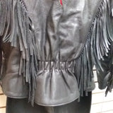 First Genuine Leather Women's Black Jacket