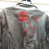 First Genuine Leather Women's Black Jacket