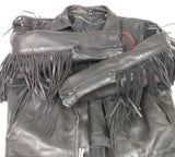 First Genuine Leather Women's Black Jacket