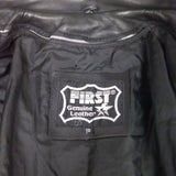 First Genuine Leather Women's Black Jacket