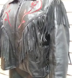First Genuine Leather Women's Black Jacket