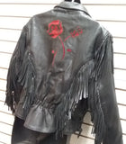 First Genuine Leather Women's Black Jacket