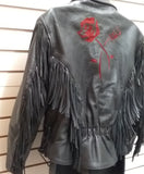 First Genuine Leather Women's Black Jacket
