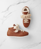 Ron White "Kleo" Cognac Tumbled Calf Sneaker