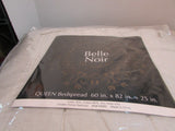 Belle Noir Queen Soft Cream Bedspread