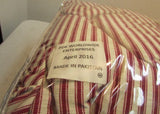 PDK Worldwide Enterprises Toile Red Stripe Bedspread size Queen