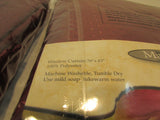 Madison Reflections Deluxe Swag Matching Shower Curtain/Liner and Window Curtain