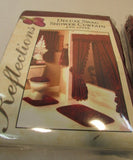 Madison Reflections Deluxe Swag Matching Shower Curtain/Liner and Window Curtain