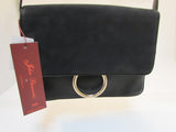 John Romaine Black Crossbody Purse - NWT