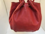 **GORGEOUS BAG** Michael Kors Red Braided Grommet Bag