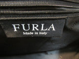 Furla Vintage Gloss Purse Black Leather Made in Italy