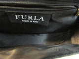 Furla Vintage Gloss Purse Black Leather Made in Italy