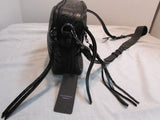 Joelle Hawkens Black Leather Purse NWT