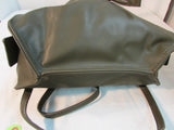 Moda Luxe Margo Olive Green Drawstring Leather Backpack