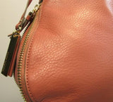 Vince Camuto Adina Pebble Leather Vintage Rose Shoulder Bag