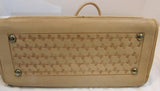 Light Tan Aztec/Mayan Tooled Leather Satchel