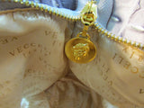 Vecceli Italy Faux Leather Lavender Purse