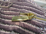 Vecceli Italy Faux Leather Lavender Purse