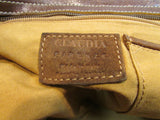 Claudia Firenze Brown Suede/Leather Shoulder Bag
