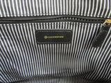 Giani Bernini Black Leather Lattice Satchel