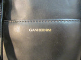 Giani Bernini Black Leather Lattice Satchel