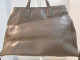 Varriale Large Italian Cross-grain Leather Tote