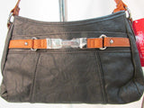 Rosetti Purse Black Vinyl Bay Breeze Small Hobo - NWT