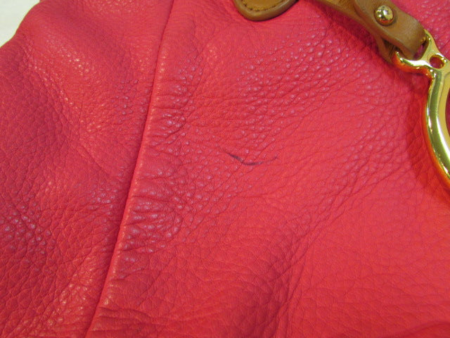Ralph lauren hotsell red leather purse