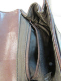 Brighton Brown Leather Flap Crossbody