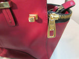 Antonio Melani Red Leather Shoulder Bag