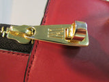 Antonio Melani Red Leather Shoulder Bag