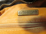 Tuscans Made in Italy Black Leather Shoulder Bag