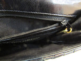 Morris Moskowitz Black Woven Crossbody Small Bag