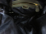 deux lux Large Grey Faux Leather Shoulder Purse