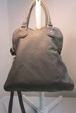 deux lux Large Grey Faux Leather Shoulder Purse