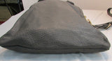 deux lux Large Grey Faux Leather Shoulder Purse