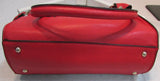 Charming Charlie Red Mini Belted Lady Lockbox Satchel