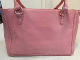 Gianni Bini Pink Faux Leather Satchel Bag