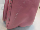 Gianni Bini Pink Faux Leather Satchel Bag