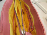 Gianni Bini Pink Faux Leather Satchel Bag