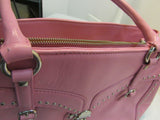 Gianni Bini Pink Faux Leather Satchel Bag