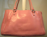 Gianni Bini Pink Faux Leather Satchel Bag