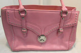Gianni Bini Pink Faux Leather Satchel Bag