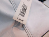 Simply Vera Vera Wang White Faux Leather Handbag