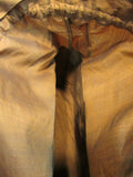 Bosom Buddy Large Brown Oval Fleur De Lis Bag