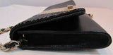 Elliott Lucca Black/Gold Metallic Evening Bag Clutch
