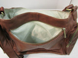 Timi & Leslie Brown Leather Diaper Bag